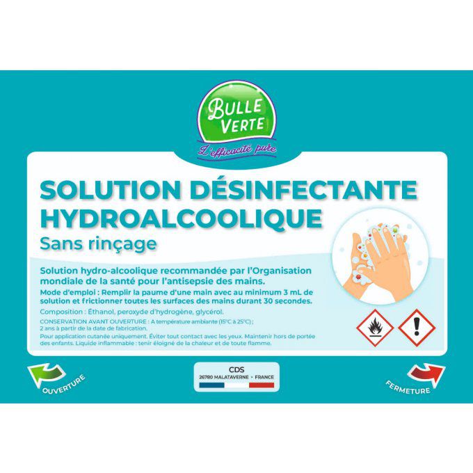 Solution hydroalcoolique