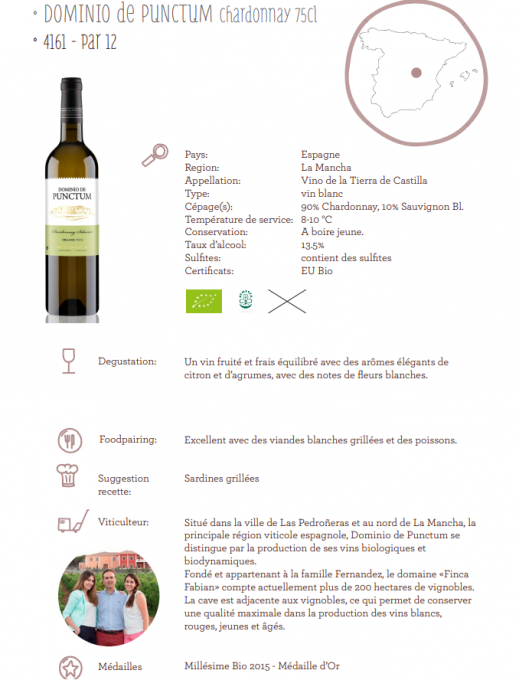 Vin Blanc - Dominio De Punctum (Chardonnay)